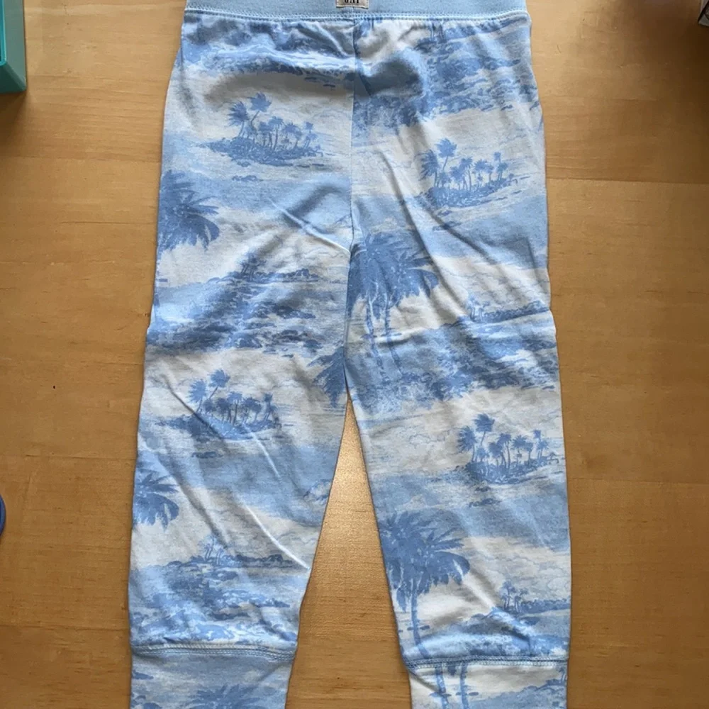 NWT Gap BabyGap Toddler Tropical Print Organic Cotton Joggers Pants  (3T)